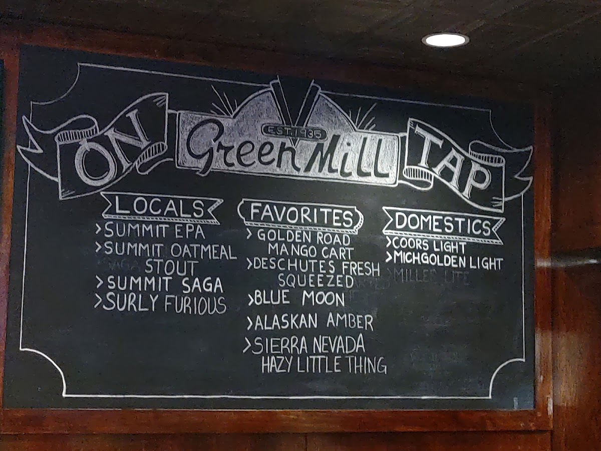 Menu Green Mill Restaurant & Bar-4
